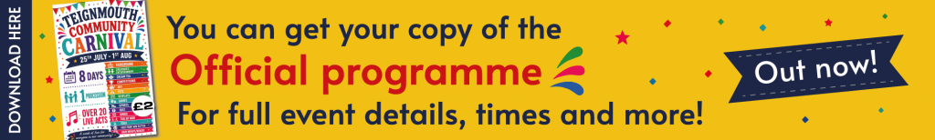 Get your copy of the official programme - download here or buy a printed copy in various stockists in town